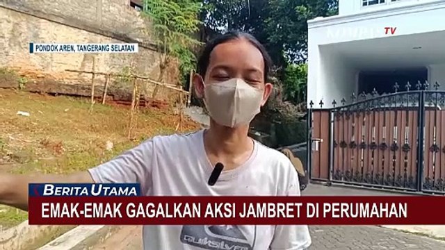 Aksi Heroik Emak-Emak Gagalkan Jambret di Perumahan Kawasan Pondok Aren, Tangsel