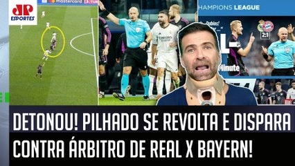 "ISSO É UM ESCÂNDALO! Esse cara tem que SER INVESTIGADO por..." Pilhado DISPARA após Real x Bayern