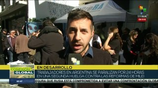 Confederación de trabajadores argentinos convoca a paro de 24 horas