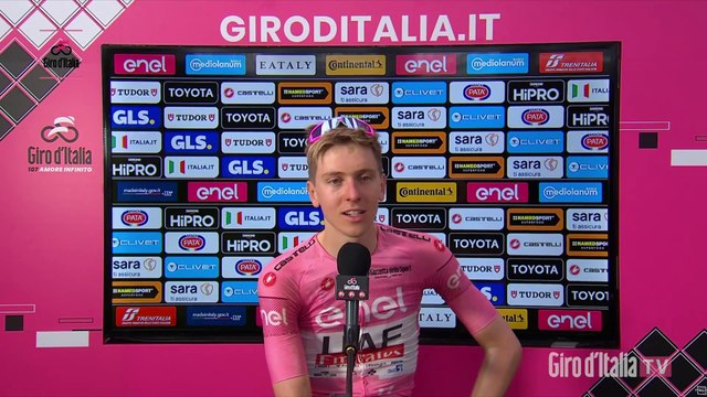 Cycling - Giro d'Italia 2024 - Tadej Pogacar after stage 6 : Even if Luke Plapp would take Pink Jersey, it would be fine. But INEOS Grenadiers...