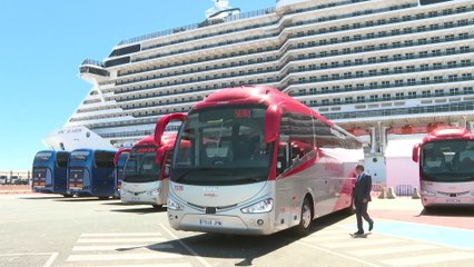 Descargar video: MSC Cruceros y Avanza se alían para ofrecer un servicio gratuito de autobuses