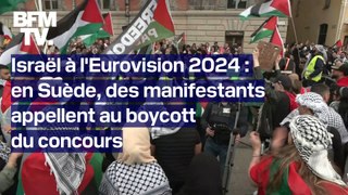 Israël à l'Eurovision 2024: en Suède, des milliers de manifestants propalestiniens appellent au boycott du concours