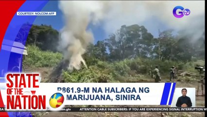 ICYMI: P861.9-M na halaga ng marijuana, sinira | SONA