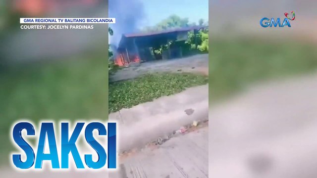 Napabayaang niluluto, posibleng sanhi ng pagkasunog ng isang bahay sa Pili, Camarines Sur | Saksi