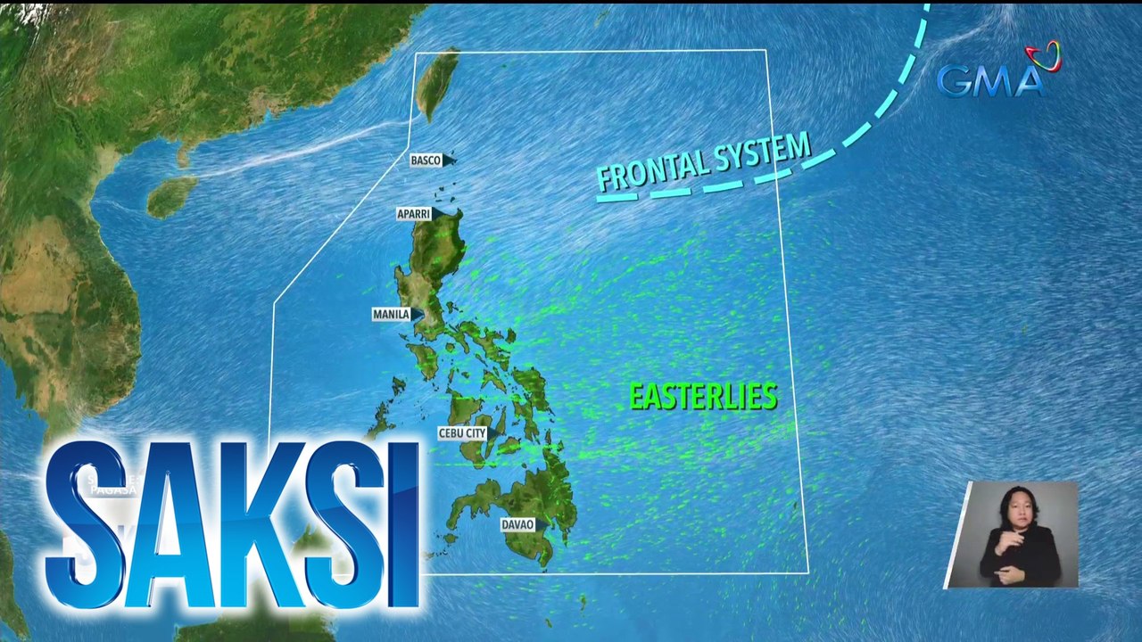 Easterlies at localized thunderstorms, nagpaula...