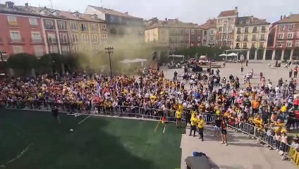 Burgos homenajea al Aparejadores campeón de la Copa del Rey.