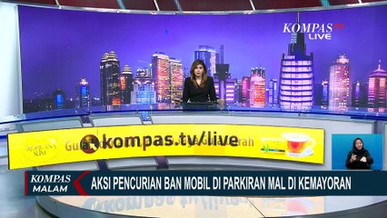 Viral! 3 Ban Mobil Pengunjung Mal di Kawasan Kemayoran Dibawa Kabur Maling