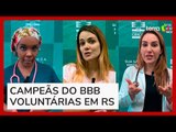 Médicas ex-BBBs viajam para o RS e atuam como voluntárias em hospital