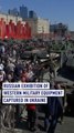 Russian exhibition of Western military equipment captured in Ukraine