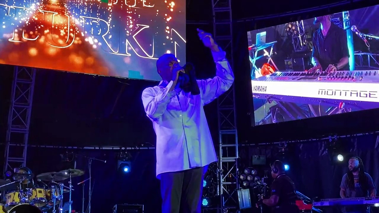 Donnie McClurkin au festival de jazz de Sainte-Lucie, mercredi 8 mai.