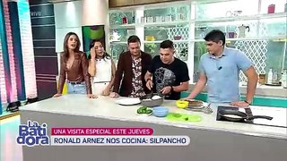 Ronald Arnez cocinó Silpancho
