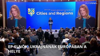 Teljesértékű EU-tagságot ígért Ukrajnának az Európai Parlament elnöke Kijevben