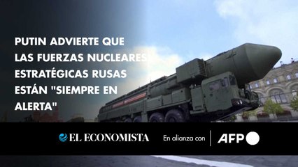 Putin advierte que las fuerzas nucleares estratégicas rusas están "siempre en alerta"