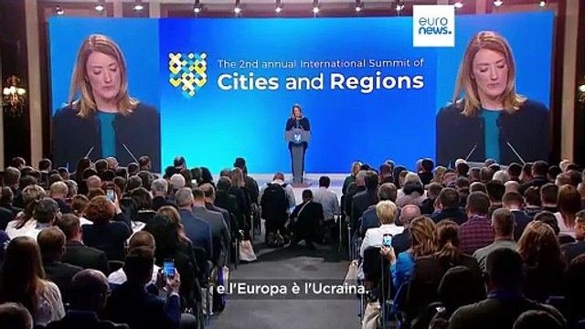Ucraina, Roberta Metsola in visita a Kiev