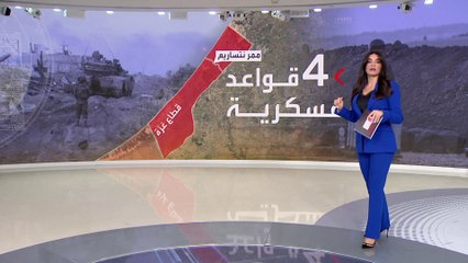 العالم الليلة | الجيش الإسرائيلي يقيم 4 قواعد عسكرية دائمة بممر نتساريم في غزة