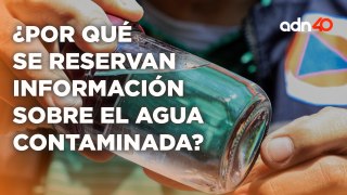 SACMEX se reservará los resultados de agua contaminada en Benito Juárez, esta es la razón