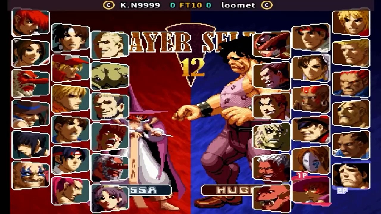 SNK vs. Capcom - SVC Chaos Super Plus - K.N9999 vs loomet FT10