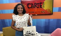 Artesã estampa pontos turísticos de Cajazeiras em ecobags e destaca projeto social na Cadeia Feminina