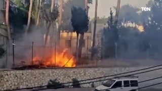 مستوطنون يشعلون النار في محيط مقر وكالة أونروا بالقدس