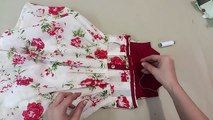 Collar Shirt Baby Frock Cutting And Stitching
