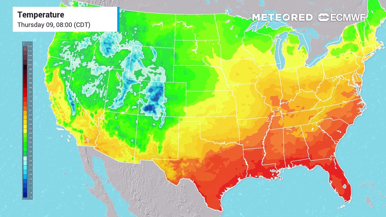 US temperatures