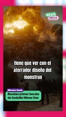 Así se ve el primer boceto de Godzilla Minus One | Reporte Indigo