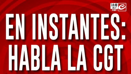 Paro general: la CGT brindará una conferencia de prensa esta tarde