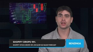 Shopify Stock Plummets 19% as Slower Sales Growth Forecasted for Q2Shopify Drops 19%