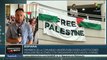 Estudiantes españoles marcharon en apoyo al pueblo palestino