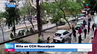 Se registra riña en el CCH Naucalpan