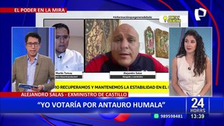 Alejandro Salas: Exministro de Pedro Castillo asegura que votaría por Antauro Humala en las próximas elecciones