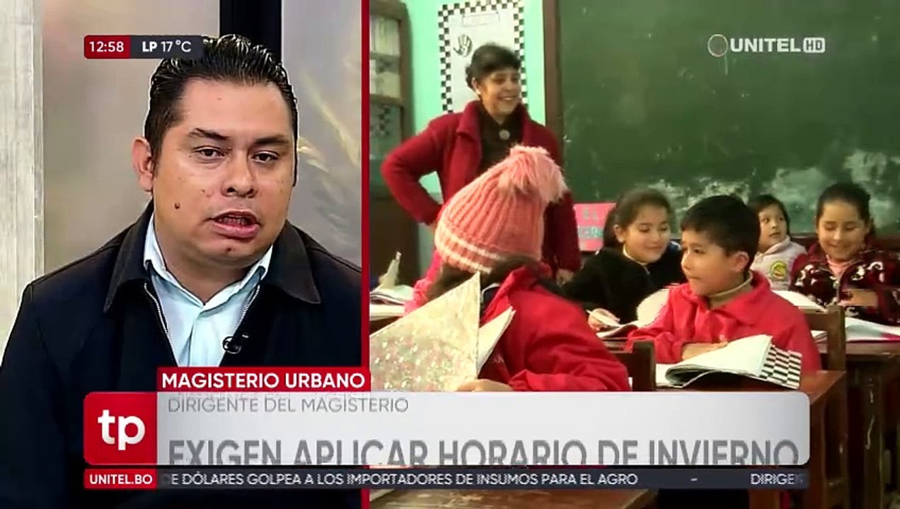 Maestros urbanos de Santa Cruz exigen aplicar el horario de invierno ante ingreso de frente frío