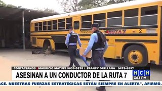 ¡Brutal! Asesinan a chofer de la Ruta 7 en San Pedro Sula