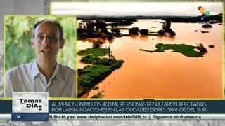 Gobierno brasilero trabaja en la recuperación de Río Grande del Sur