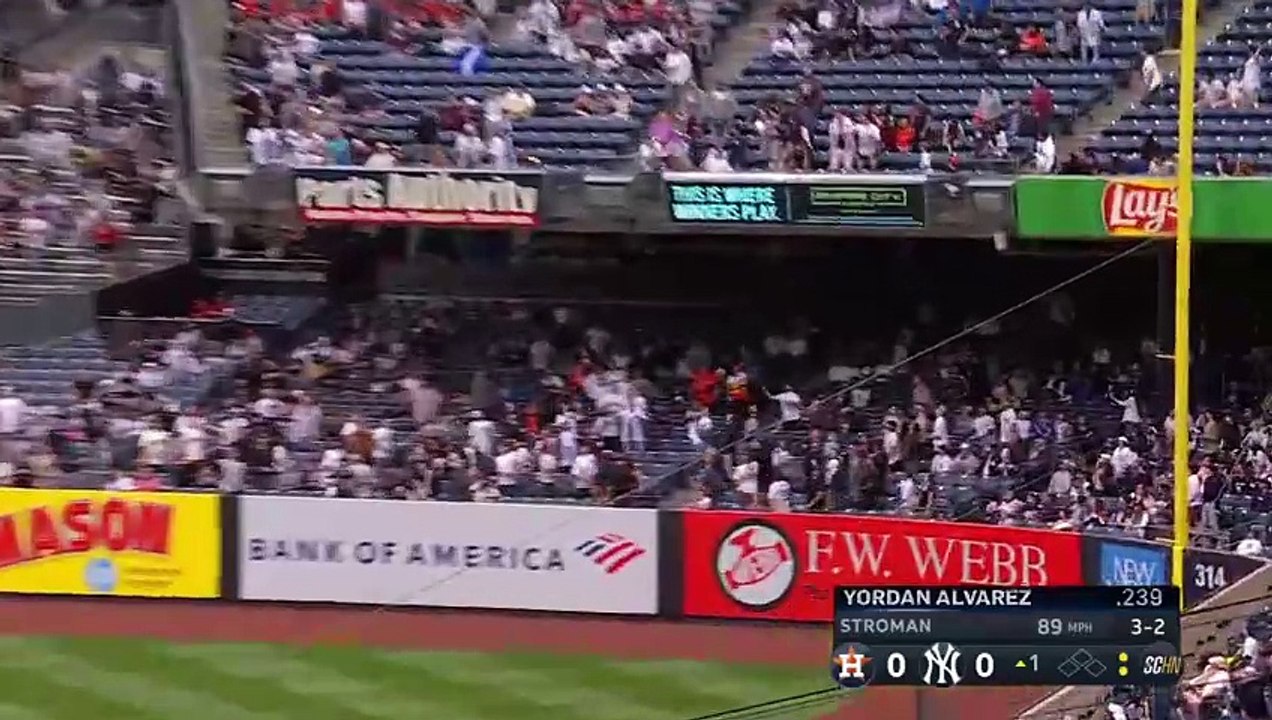 ¡Yordan Álvarez conectó su octavo cuadrangular de la temporada!