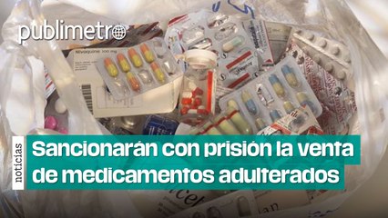 下载视频: Sancionarán con prisión la venta de medicamentos adulterados o caducos