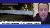 Eric Henry, secrétaire National Alliance, donne des précisions sur l'attaque qui a touché deux policiers dans le 13e arrondissement de Paris.