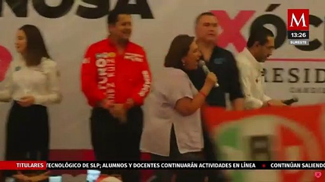 Sheinbuam ya rebasó los gastos de campaña Xóchitl Gálvez en su visita a Tamaulipas