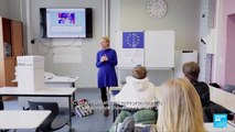 Jóvenes alemanes aprenden sobre las elecciones europeas antes de votar por primera vez