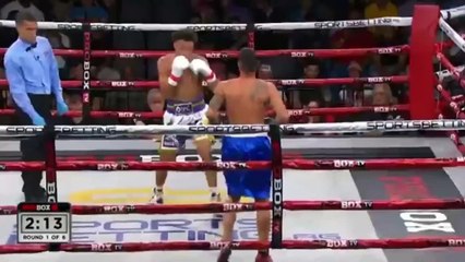 Espeluznante KO que sufrió el argentino Jonathan Sosa ante Terrence Williams en Estados Unidos