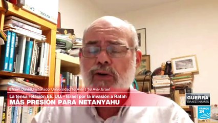Efraim Davidi: 'Israel no puede sostener una guerra solo apoyándose en sus medios'
