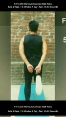 ❌ BUTT KICKS ✔️ What's the best exercise for FAT LOSS at Home? #heermlgangaputra #naturalbodybuilding
