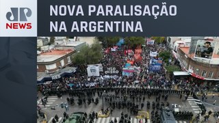 Javier Milei enfrenta segunda greve geral contra reformas