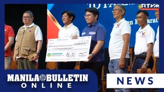 Marcos donates P100 M to aid El Niño-hit farmers, fisherfolk in Sultan Kudarat, Cotabato