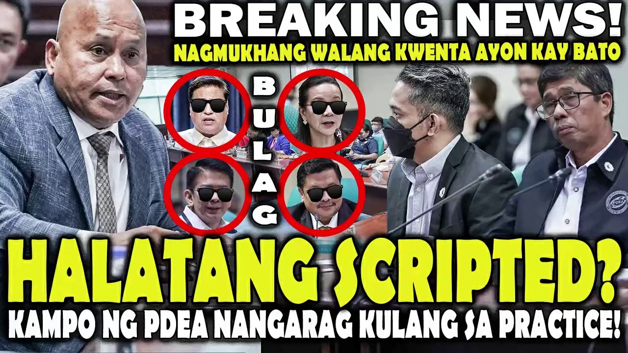 “Script” ng kampo ng PDEA Bistado ni Bato! Nagmukhang WALANG KWENTA si Francia ayon kay Bato.