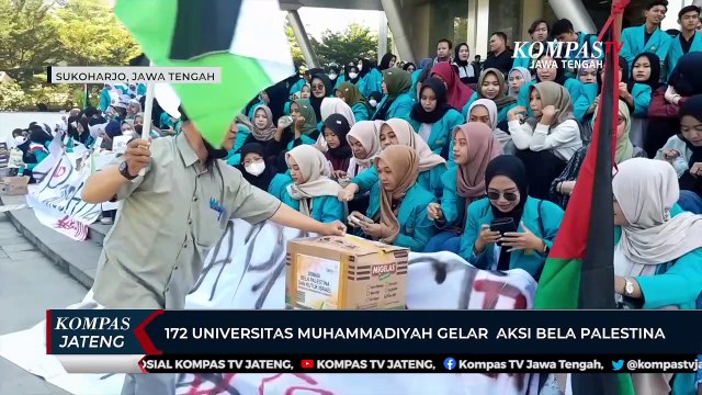 172 Universitas Muhammadiyah Gelar Aksi Bela Palestina