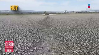 Presa El Palote está completamente seca, ahora es un desierto en medio de la ciudad de Guanajuato