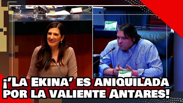¡VEAN! ¡Kenia ’La Ekina’ es aniquilada por Antares por colgarse de los programas sociales de AMLO!
