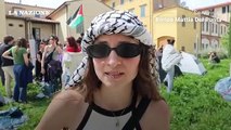 Studenti dell'Universit? di Pisa si accampano per la Palestina