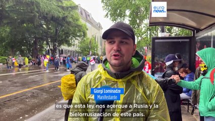 El Gobierno georgiano reprime las protestas por la llamada 'Ley Rusa' contra la libertad de prensa